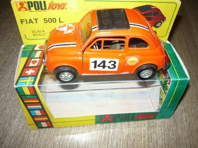 POLITOYS 599 ABARTH 595 FIAT 500 AUTOMODELLO SCALA 1/25 DECAL CODE 3 FREE BOX - Immagine 1 di 4