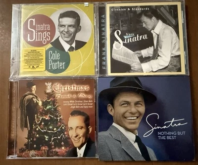 x4 New/Used Frank Sinatra CD Lot Nothing But The Best Classics & Standards XMas - Image 1 of 4