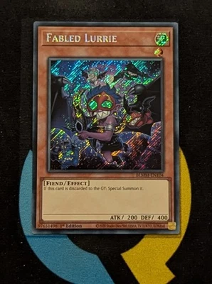BLMM-EN104 Fabled Lurrie Alt Art Secret Rare 1st Ed YuGiOh  - Image 1 of 3