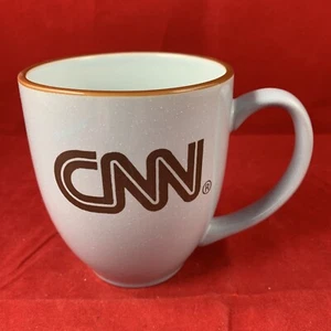 CNN News Robin Egg Blue Coffee Tea Mug Cup World TV Station Democrat Politics - Picture 1 of 4