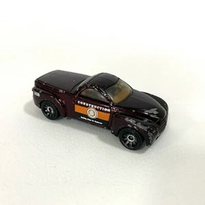 2001 MATCHBOX Chevrolet SSR Construction Metallic Maroon Mattel Loose - AUS SELL - Picture 1 of 5