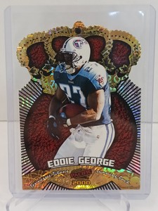2000 Pacific Gold Crown Die-Cuts Eddie George #25 Tennessee Titans