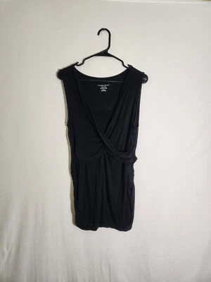 Camisa de maternidad Liz Lange apta para enfermería para mujer talla XL sin mangas negra Top Foto 1 de 4