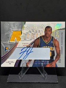 Parche de novato Fred Jones 2002-03 SPx nivel automático 2 #120 0578/1999 Indiana Pacers - Imagen 1 de 2