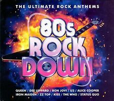 '80s Rock Down: The Ultimate Rock Anthems by V/A (3 CD, 2021) - New & Sealed