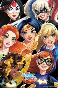DC Super Hero Girls Faces 199 57 x 86cm Poster - Picture 1 of 2