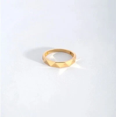 14k Gold Handmade Spike Ring Stunning Dazzling Gift for Women - Handmade Jewelry - Image 1 of 4