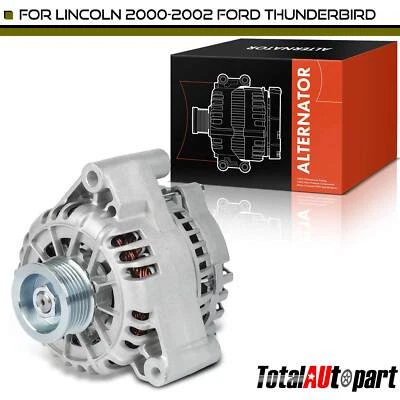 Alternador para Ford Thunderbird 2002 Lincoln LS 3,9 L 110A 12 V CW polea de 6 ranuras Foto 1 de 4