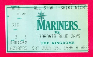RANDY JOHNSON WIN #91...16 STRIKEOUTS...7/15/95 TICKET STUB - Picture 1 of 1
