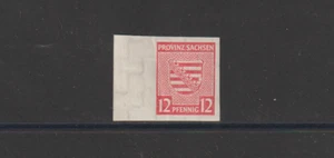 SBZ 71 X II Randstück mit Plattenfehler postfrisch - Bild 1 von 2