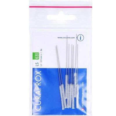 Curaprox LS631 Interdental Brushes - XX-Fine - 8 Brushes x 6 Pack