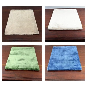 Hand Tufted Viscose Rug Small Placemat Handmade Kitchen Multi-Color Table Mat - Picture 1 of 34