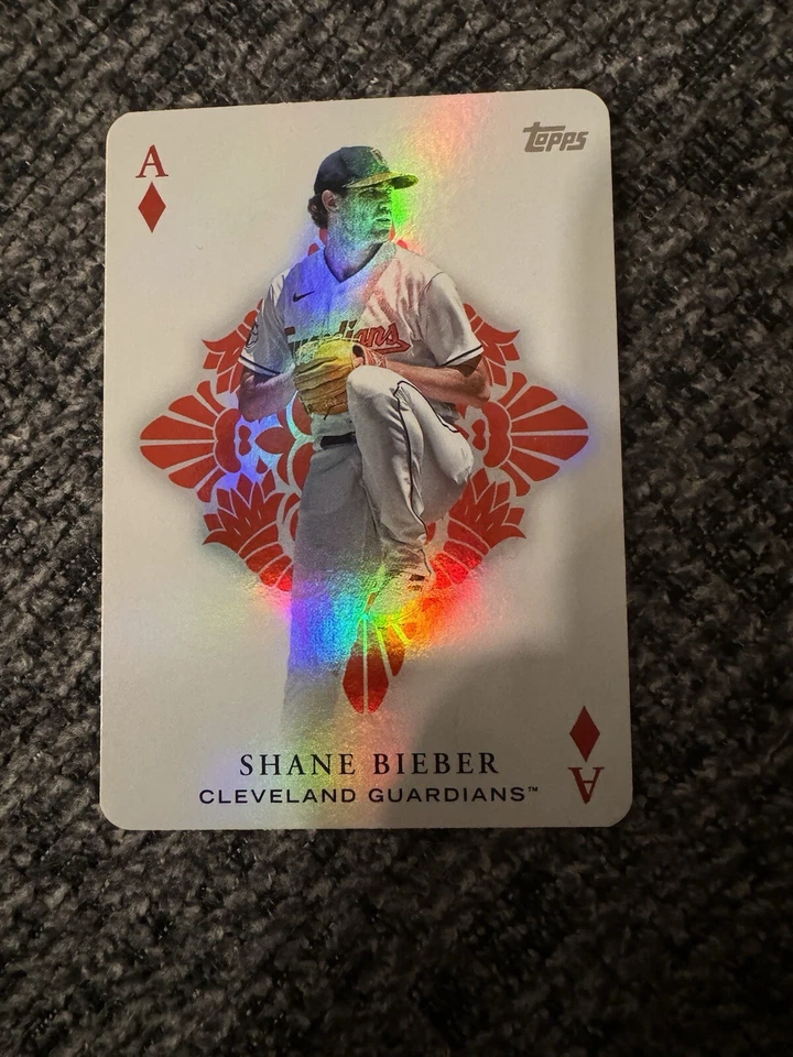 2023 Topps #AA-15 Shane Bieber All Aces Cleveland Guardians - Image 1 of 2
