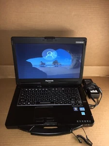 Panasonic ToughBook CF-53 mk2 14" Touch i5 2.60GHz 8GB RAM 500gb HDd Win10 PRO - Picture 1 of 2
