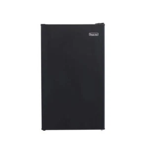 Magic Chef Mini Fridge 3.3 Cu-Ft 1-Door 3-Glass Shelves Flat-Back Design Black - Picture 1 of 8