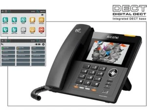 ALCATEL Temporis IP901G Gigabit VoIP Telefon Touchdisplay integriert DECT Basis  - Bild 1 von 3