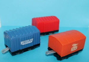 Thomas & Friends Mattel Gullane Trackmaster 2013 3 vagones de tren - Imagen 1 de 7