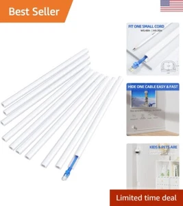 Mini Cord Hider - 142" Cable Cover Raceway for Single Cord, Paintable & Cuttable - Picture 1 of 11