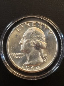 1964 P Silber Washington Viertel Stempelglanz - Bild 1 von 2
