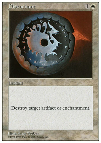 Heavy Play, English MTG Regular Disenchant Anthologies Magic the Gathering - Image 1 of 1