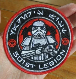 STAR WARS 501st LEGION Combat Tactical Black Ops Embroidered Iron ON Patch - Picture 1 of 6
