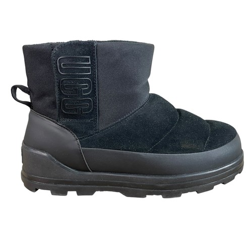 Stivali classici nuovi UGG donna Klamath mini scamosciati 7 fodera pelle di pecora nera 1143932