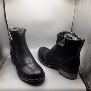 Dromedaris Kassia Boots Women's 10.5-11M EU41 Black Leather - Picture 1 of 10