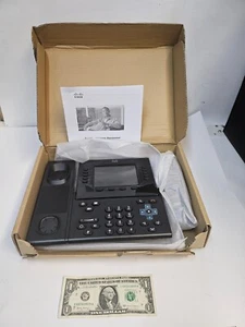 CISCO 8961 UNIFIED IP PHONE VOIP with Handset and stand - Afbeelding 1 van 3