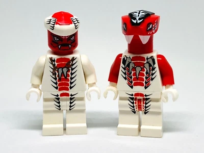 LEGO Snappa y Colmillo Suei Minifigura Serpientes (Lote de 2) Ninjago 9442 9442 Foto 1 de 2