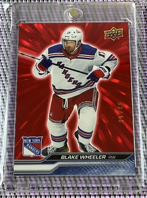 2023-24 Upper Deck Extended Outburst Red #589 Blake Wheeler #589 ONLY 25 SSP. - Image 1 of 4