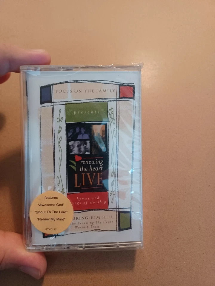 Renewing The Heart Live Hymns & Songs of Worship Cassette Album Sealed Brand New - Image 1 of 3