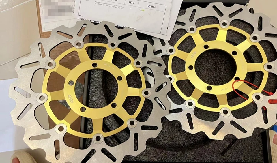 Front Brake Rotors For Triumph Daytona 675 2006-2016 Street Triple 675 2007-2012 - Image 1 of 1