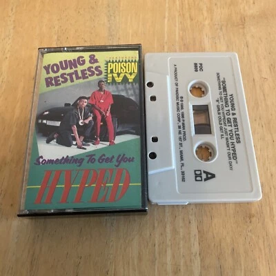 Young & Restless~Something To Get You Hyped~Ft Poison Ivy~1989 Rare USA Import - Image 1 of 3
