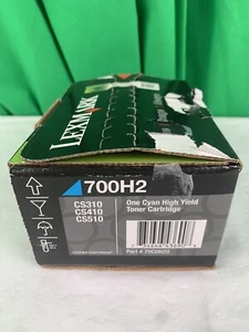 NEU Original Lexmark 700H2 CYAN Tonerkassette mit hoher Kapazität für CS310/410/510 - Bild 1 von 5