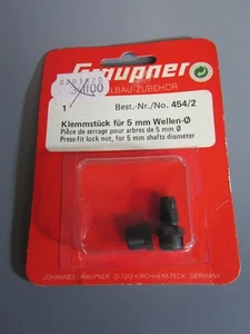 A453 Graupner 454/2 Clamping Piece For 5 Mm Shafts New + Blister - Picture 1 of 4
