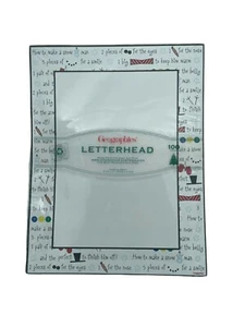 Geographics Christmas Letterhead  100 Count How To Make A Snowman New/Sealed - Picture 1 of 2