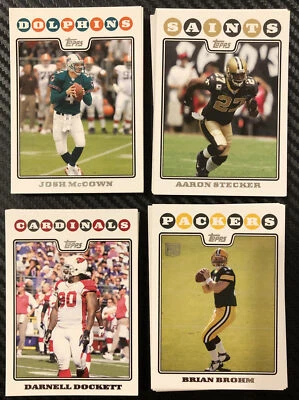 2008 Topps Football Cards Lot You Pick - Image 1 of 2