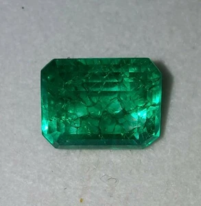 Piedras Preciosas Sueltas Esmeralda Natural Colombiana Certificada 10.42 Ct Esmeralda Calidad AA+ - Imagen 1 de 7