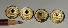 LOT OF 4 PINS; COMMERCIAL UNION INSURANCE COMPANIES SAFETY AWARDS