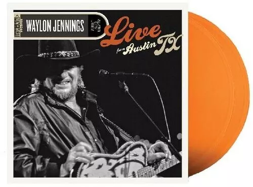 Waylon Jennings - Live From Austin Tx '89 ( Vinyl 2LP] Colored Orange Vinyl 2LP) - Image 1 of 1
