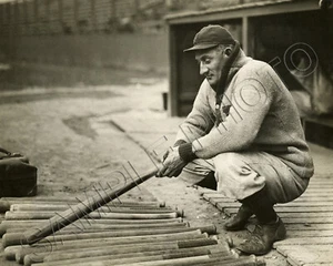 Honus Wagner (c1910) Pittsburgh Pirates Choosing Lumber w Sweater 8x10 Photo - Picture 1 of 1