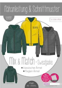 Sudadera hombre Kibadoo Mix & Match estampado corte - Imagen 1 de 4