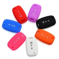 purple ♫ CB229 Remote Silicone Key Case Protective For KIA 2015 ceed Sorento