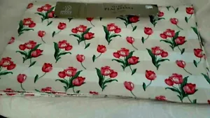 Set 4 Tovagliette Tessuto Tulipano Doppio Spessore 13x19" Doppia Cucitura Mach Wash NUOVE - Foto 1 di 7