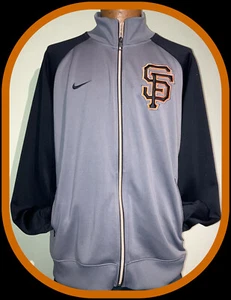 San Francisco Giants Nike Stictched Full Zip Track Jacket Adult Xlarge Free Ship - Picture 1 of 7