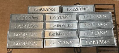 1980,s = PONTIAC LEMANS NOS DASHBOARD EMBLEM INSERT LOT X 14 - Image 1 of 4