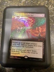 Pax West 2025 Behold The Sinister Six! Magic The Gathering Spiderman Promo Karte - Bild 1 von 1