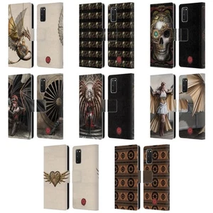OFFICIAL ANNE STOKES STEAMPUNK LEATHER BOOK CASE FOR SAMSUNG PHONES 1 - Picture 1 of 14