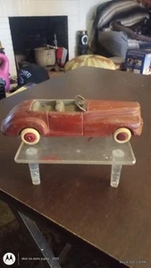 Vintage Rare Prototype Heavy Lead American Car Old Tires Unbranded - Picture 1 of 6