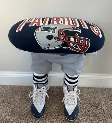 Raro taburete de silla de jugador New England Patriots Jersey TB12 Brady ¡Bonito! Foto 1 de 4